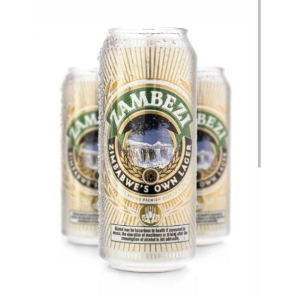 Zambezi Lager as it arrives